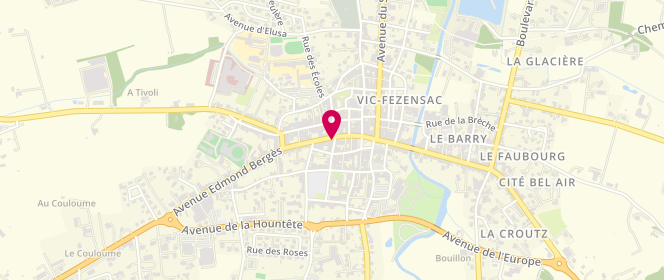 Plan de La Vicoise, 2 Rue Raynal, 32190 Vic-Fezensac