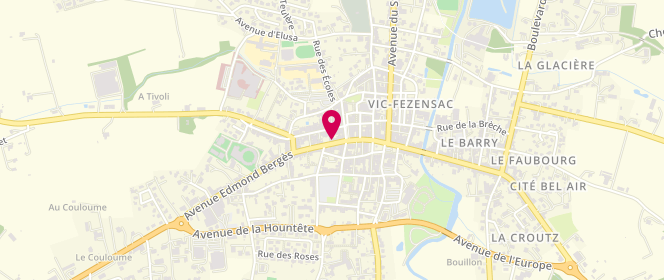 Plan de Le Chant des Pains, 9 Rue Raynal, 32190 Vic-Fezensac