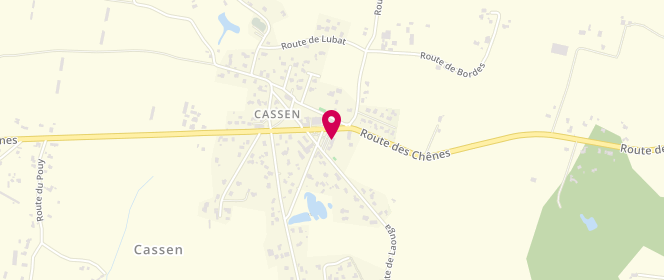 Plan de Chez marie, 87 Route de Laouga, 40380 Cassen