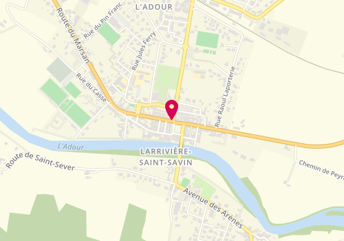 Plan de Boulangerie Pâtisserie l'Amour du Pain, 43 Rue Rene Vielle, 40270 Grenade-sur-l'Adour