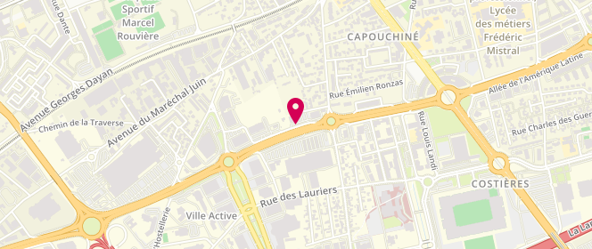 Plan de La Boulangerie de Marie Blach Re, Lotiss Commercial Croix de Vauve 333 Rue Archipel, 30900 Nîmes
