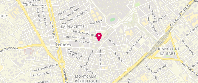 Plan de Co-pains, 58 Rue Prte de France, 30900 Nîmes