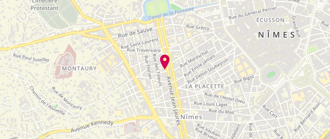 Plan de S2P - Fact, 36 Bis Avenue Jean Jaures, 30900 Nîmes