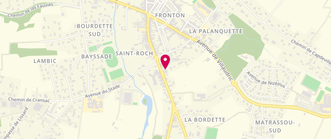 Plan de Boulangerie VALENTINO, 115 Route de Toulouse, 31620 Fronton