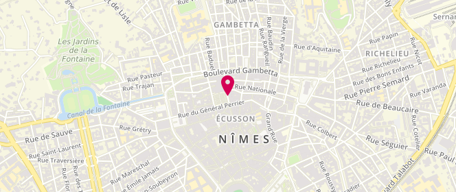 Plan de Le Pétrin Nîmois, 6 Bis Rue des Halles, 30000 Nîmes