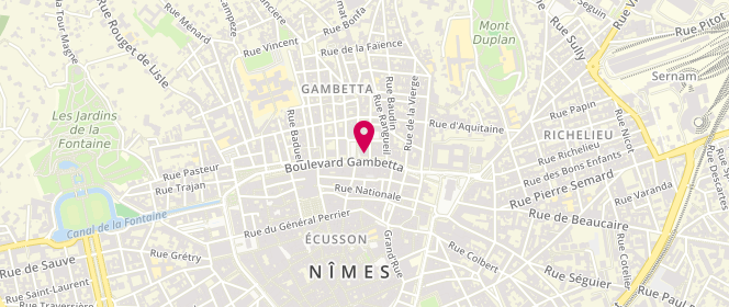 Plan de 1,2,3 Soleil, 23 Boulevard Gambetta, 30000 Nîmes