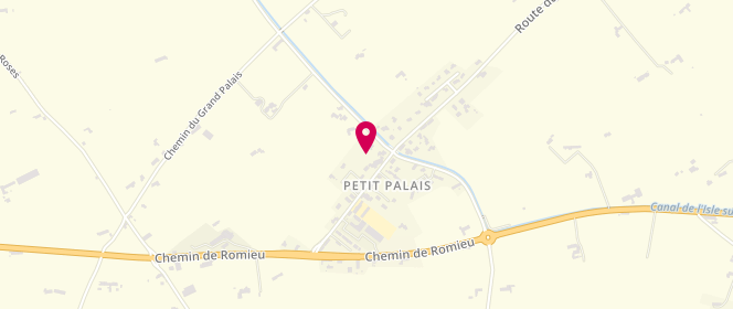 Plan de Boulangerie le Petit Palais, Hameau du Petit Palais, 84800 L'Isle-sur-la-Sorgue