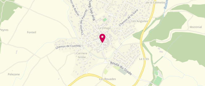 Plan de Institut Lais, Route de Nîmes, 30730 Saint-Mamert-du-Gard