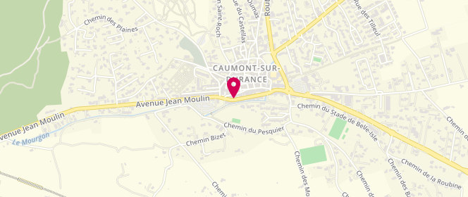 Plan de Boulangerie JEAN LUC ROSSO, 6 Faubourg Saint-Sébastien, 84510 Caumont-sur-Durance