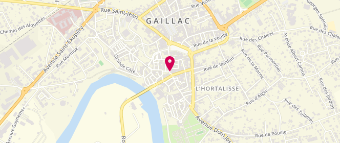 Plan de Boulangerie du Griffoul, 62 place du Griffoul, 81600 Gaillac