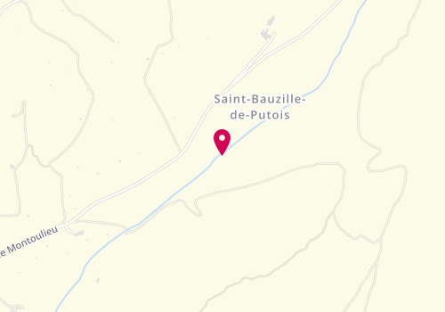Plan de L'Atelier de St Bauzille, 861 Avenue du Chemin 9, 34190 Saint-Bauzille-de-Putois