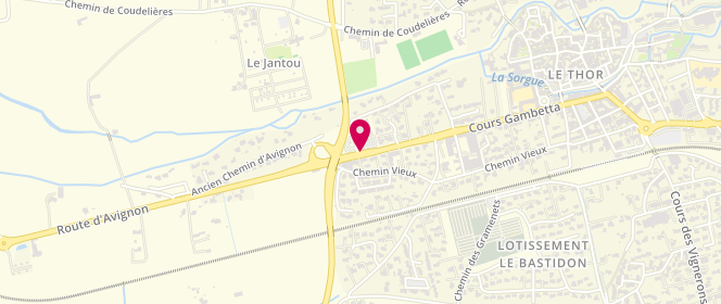 Plan de NPM Boulangerie, Bât Centre Commercial In 240 Route Avignon, 84250 Le Thor