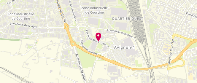 Plan de La Boulangerie de Marie, Zone Industrielle Courtine Est Rue Jean Marie Tjibaou, 84000 Avignon