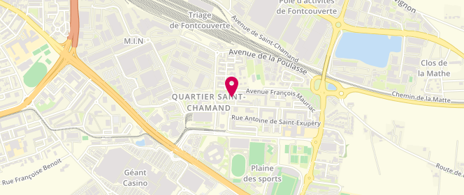 Plan de La Panetiere 2, 3 avenue Paul Claudel, 84000 Avignon