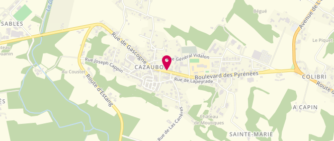 Plan de Boulangerie des Mousquetaires, 10 Rue de Gascogne, 32150 Cazaubon