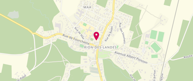 Plan de MAURINCOMME Jean Bernard, 50 Rue Jeanne Dumora, 40370 Rion-des-Landes