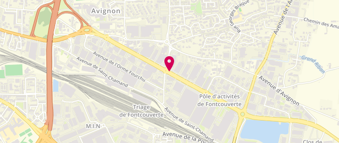 Plan de L'Atelier, 13 Avenue Fontcouverte, 84000 Avignon