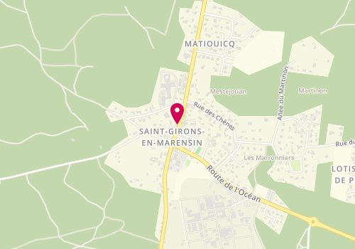 Plan de Le Fournil du Marensin, 3092 Route des Lacs, 40560 Vielle-Saint-Girons