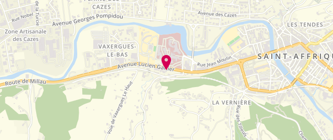 Plan de BOURREL Jean-Marc, 109 avenue Lucien Galtier, 12400 Saint-Affrique