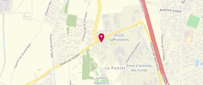 Plan de Boulangerie pâtisserie Plautre, 699 avenue Vidier, 84270 Vedène