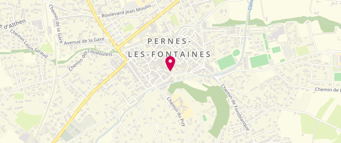 Plan de L' ÉpiCurieux, 49 place Aristide Briand, 84210 Pernes-les-Fontaines