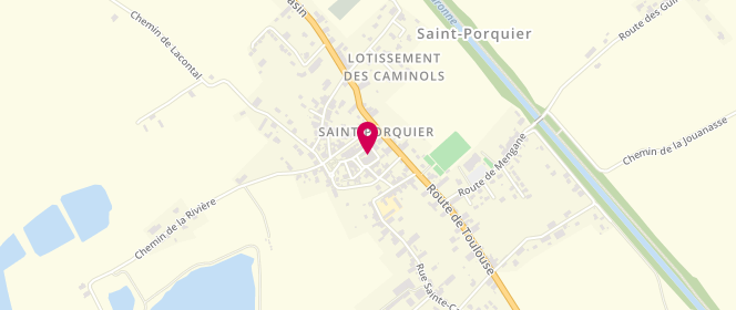 Plan de Boulangerie Patisserie Bousquet, Rdn 813, 82700 Saint-Porquier