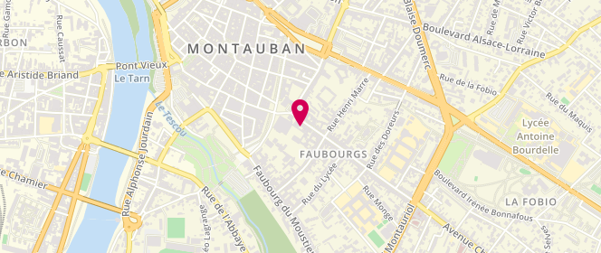 Plan de Maison Fournier, 111 Rue Faubourg Lacapelle, 82000 Montauban