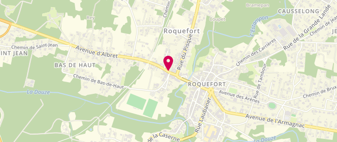 Plan de FRESQUET Yves, 46 Rue Cordeliers, 40120 Roquefort