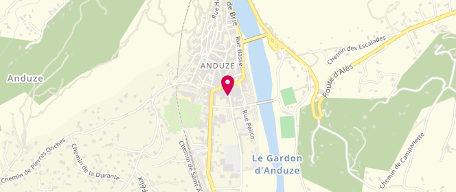 Plan de Au Fournil d'Anduze, 6 Rue Luxembourg, 30140 Anduze