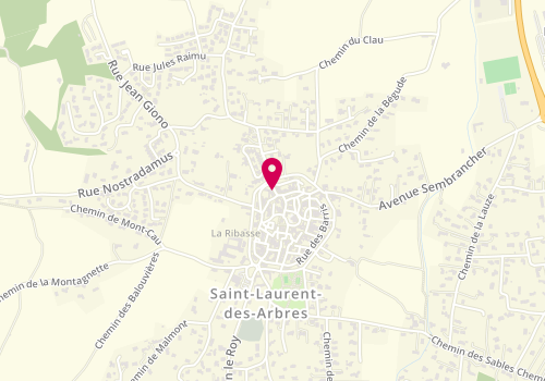 Plan de La Grange du Boulanger, 2 Rue de la Bascule, 30126 Saint-Laurent-des-Arbres