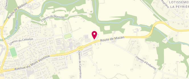 Plan de Boulangerie Marie Blachere, Route Mazan, 84200 Carpentras