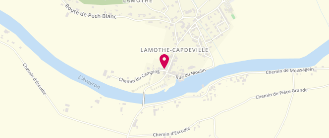 Plan de Boulangerie le Brigadier, 3 Grand-Rue d'Ardus, 82130 Lamothe-Capdeville