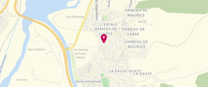 Plan de Chez Pomponette, Hameau Hôte, 04160 L'Escale