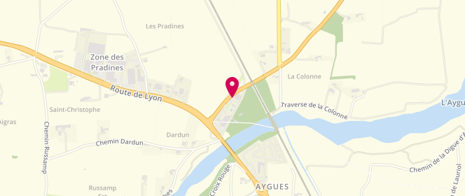 Plan de Boulangerie Patisserie Orientale, 134 Route de Sérignan, 84100 Orange
