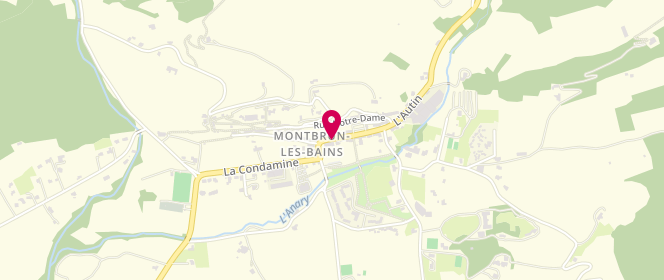 Plan de Boulangerie des bains, Le
Chabrerieux, 26570 Montbrun-les-Bains