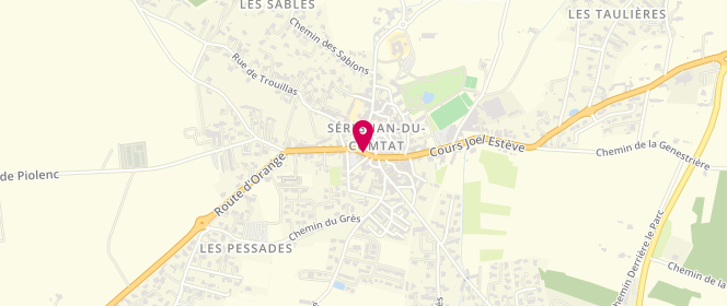 Plan de Boulangerie Pagano, 9 Cr Jean Henri Fabre, 84830 Sérignan-du-Comtat