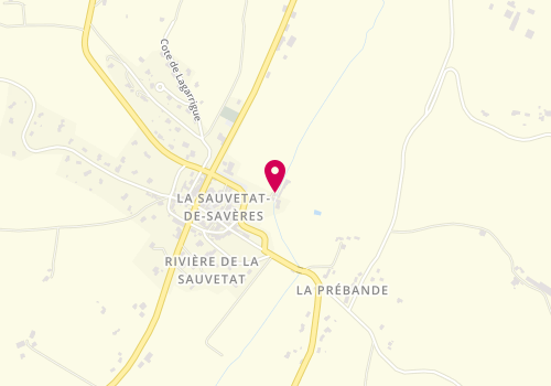 Plan de MIKOULINE Yanic, Moulin de la Sauvetat, 47270 La Sauvetat-de-Savères