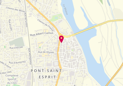 Plan de Le Spiribonpain, 30 Rue des 3 Journées, 30130 Pont-Saint-Esprit