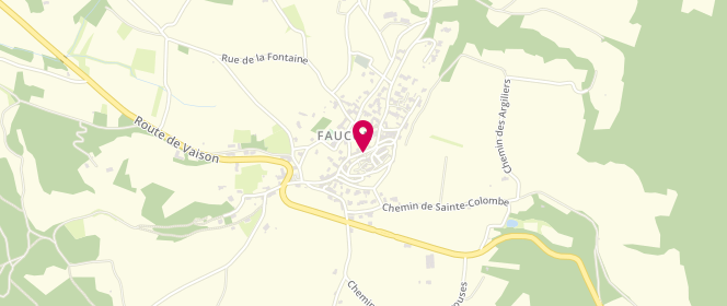 Plan de Boulangerie des Tilleuls, Le Village, 84110 Faucon