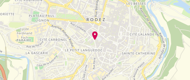 Plan de L'Epi du Rouergue - Palais, Boulevard de Guizard, 12000 Rodez