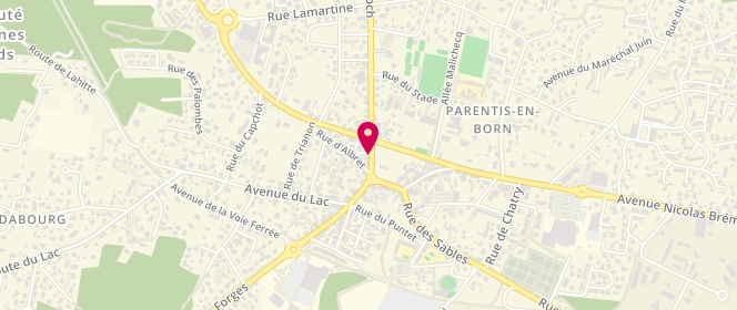 Plan de Au Fournil Landais, 46 avenue Pasteur, 40160 Parentis-en-Born