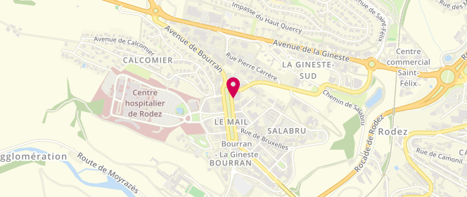 Plan de Lapeyre, 16 avenue de Bourran, 12000 Rodez