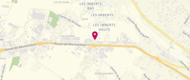 Plan de Boulangerie Marcel et Thomas, 92 Chem. Des Imberts, 12200 Villefranche-de-Rouergue
