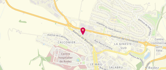 Plan de L'Epi du Rouergue - Bourran, avenue de Bourran, 12000 Rodez