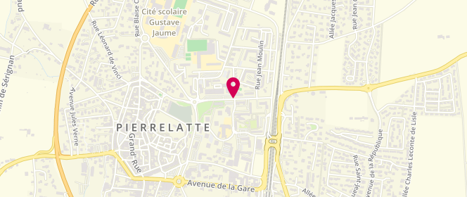 Plan de Pizza chez Sylvie, Centre Commercial du Roc avenue Maréchal Leclerc de Hautecloque, 26700 Pierrelatte