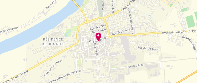 Plan de A la Boulangerie Demaneuf, 31 Rue Nationale, 47110 Sainte-Livrade-sur-Lot