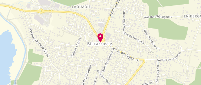 Plan de Le 40 Biscarrosse, 1168 avenue de la République, 40600 Biscarrosse