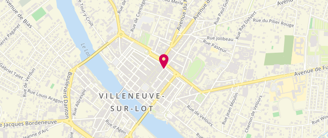 Plan de La Mie Câline, 25 Boulevard Bernard Palissy, 47300 Villeneuve-sur-Lot