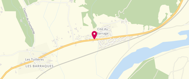 Plan de ROYER Laurent, Cité du Barrage 749 Grand Route Viviers /Bourg, 07220 Saint-Montan