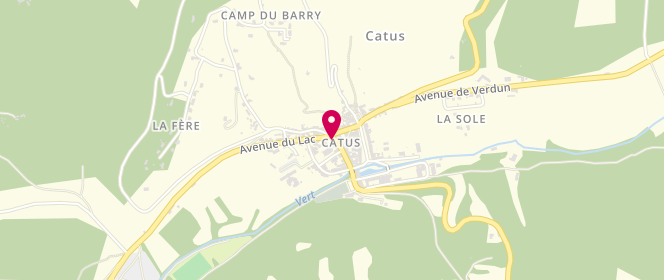 Plan de J'm Breton, Place de la Halle, 46150 Catus